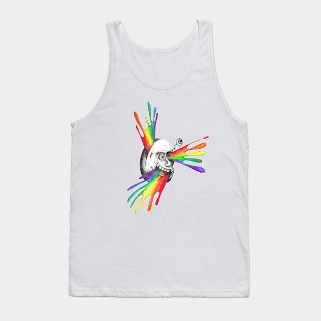 Rainbow Pop-Eye Tank Top by strangemenagerie